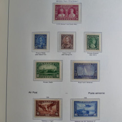 Collection timbres de Canada 1879-1992 neufs et oblitérés en album lux. Collection timbres de Canada 1879-1992 neufs et oblitérés en album lux.