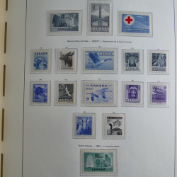Collection timbres de Canada 1879-1992 neufs et oblitérés en album lux. Collection timbres de Canada 1879-1992 neufs et oblitérés en album lux.