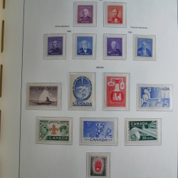 Collection timbres de Canada 1879-1992 neufs et oblitérés en album lux. Collection timbres de Canada 1879-1992 neufs et oblitérés en album lux.