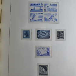 Collection timbres de Canada 1879-1992 neufs et oblitérés en album lux. Collection timbres de Canada 1879-1992 neufs et oblitérés en album lux.