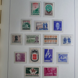 Collection timbres de Canada 1879-1992 neufs et oblitérés en album lux. Collection timbres de Canada 1879-1992 neufs et oblitérés en album lux.