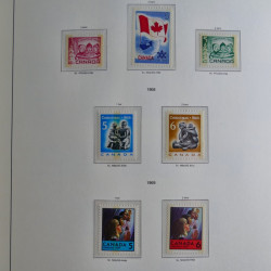Collection timbres de Canada 1879-1992 neufs et oblitérés en album lux. Collection timbres de Canada 1879-1992 neufs et oblitérés en album lux.
