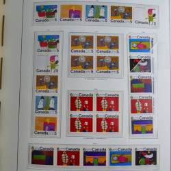 Collection timbres de Canada 1879-1992 neufs et oblitérés en album lux. Collection timbres de Canada 1879-1992 neufs et oblitérés en album lux.
