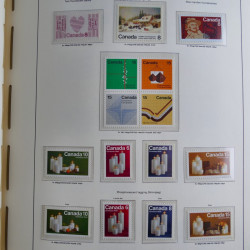 Collection timbres de Canada 1879-1992 neufs et oblitérés en album lux. Collection timbres de Canada 1879-1992 neufs et oblitérés en album lux.