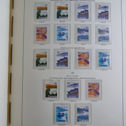 Collection timbres de Canada 1879-1992 neufs et oblitérés en album lux. Collection timbres de Canada 1879-1992 neufs et oblitérés en album lux.