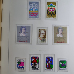Collection timbres de Canada 1879-1992 neufs et oblitérés en album lux. Collection timbres de Canada 1879-1992 neufs et oblitérés en album lux.