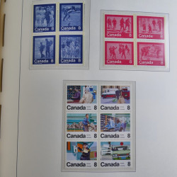 Collection timbres de Canada 1879-1992 neufs et oblitérés en album lux. Collection timbres de Canada 1879-1992 neufs et oblitérés en album lux.