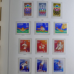 Collection timbres de Canada 1879-1992 neufs et oblitérés en album lux. Collection timbres de Canada 1879-1992 neufs et oblitérés en album lux.