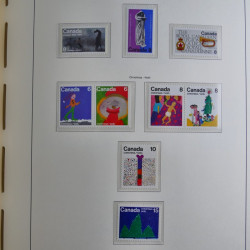 Collection timbres de Canada 1879-1992 neufs et oblitérés en album lux. Collection timbres de Canada 1879-1992 neufs et oblitérés en album lux.