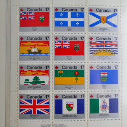 Collection timbres de Canada 1879-1992 neufs et oblitérés en album lux. Collection timbres de Canada 1879-1992 neufs et oblitérés en album lux.