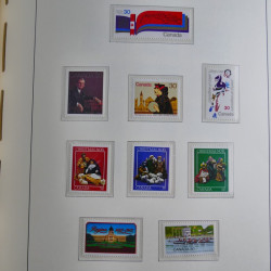 Collection timbres de Canada 1879-1992 neufs et oblitérés en album lux. Collection timbres de Canada 1879-1992 neufs et oblitérés en album lux.