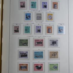 Collection timbres de Canada 1879-1992 neufs et oblitérés en album lux. Collection timbres de Canada 1879-1992 neufs et oblitérés en album lux.