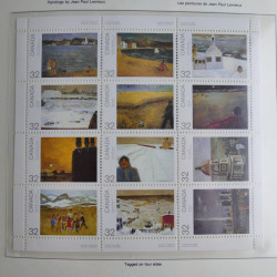 Collection timbres de Canada 1879-1992 neufs et oblitérés en album lux. Collection timbres de Canada 1879-1992 neufs et oblitérés en album lux.