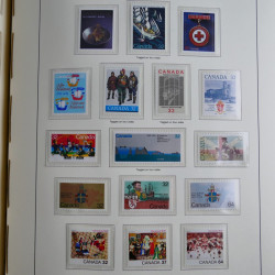 Collection timbres de Canada 1879-1992 neufs et oblitérés en album lux. Collection timbres de Canada 1879-1992 neufs et oblitérés en album lux.