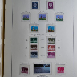Collection timbres de Canada 1879-1992 neufs et oblitérés en album lux. Collection timbres de Canada 1879-1992 neufs et oblitérés en album lux.