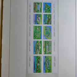 Collection timbres de Canada 1879-1992 neufs et oblitérés en album lux. Collection timbres de Canada 1879-1992 neufs et oblitérés en album lux.