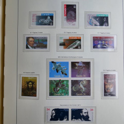 Collection timbres de Canada 1879-1992 neufs et oblitérés en album lux. Collection timbres de Canada 1879-1992 neufs et oblitérés en album lux.