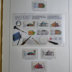 Collection timbres de Canada 1879-1992 neufs et oblitérés en album lux. Collection timbres de Canada 1879-1992 neufs et oblitérés en album lux.