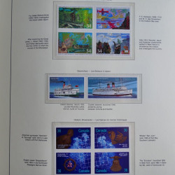 Collection timbres de Canada 1879-1992 neufs et oblitérés en album lux. Collection timbres de Canada 1879-1992 neufs et oblitérés en album lux.