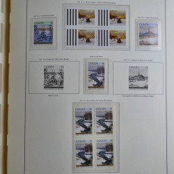 Collection timbres de Canada 1879-1992 neufs et oblitérés en album lux. Collection timbres de Canada 1879-1992 neufs et oblitérés en album lux.