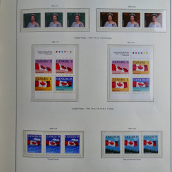 Collection timbres de Canada 1879-1992 neufs et oblitérés en album lux. Collection timbres de Canada 1879-1992 neufs et oblitérés en album lux.