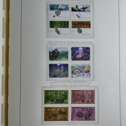 Collection timbres de Canada 1879-1992 neufs et oblitérés en album lux. Collection timbres de Canada 1879-1992 neufs et oblitérés en album lux.