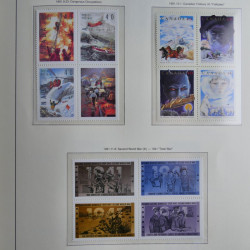 Collection timbres de Canada 1879-1992 neufs et oblitérés en album lux. Collection timbres de Canada 1879-1992 neufs et oblitérés en album lux.