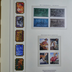 Collection timbres de Canada 1879-1992 neufs et oblitérés en album lux. Collection timbres de Canada 1879-1992 neufs et oblitérés en album lux.