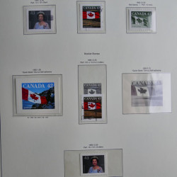 Collection timbres de Canada 1879-1992 neufs et oblitérés en album lux. Collection timbres de Canada 1879-1992 neufs et oblitérés en album lux.