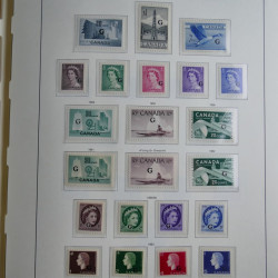 Collection timbres de Canada 1879-1992 neufs et oblitérés en album lux. Collection timbres de Canada 1879-1992 neufs et oblitérés en album lux.