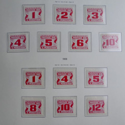 Collection timbres de Canada 1879-1992 neufs et oblitérés en album lux. Collection timbres de Canada 1879-1992 neufs et oblitérés en album lux.