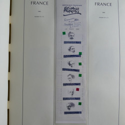 Collection timbres de France 1993-2002 neufs en album lux. Collection timbres de France 1993-2002 neufs en album lux.
