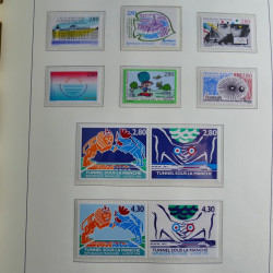 Collection timbres de France 1993-2002 neufs en album lux. Collection timbres de France 1993-2002 neufs en album lux.
