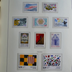 Collection timbres de France 1993-2002 neufs en album lux. Collection timbres de France 1993-2002 neufs en album lux.