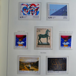 Collection timbres de France 1993-2002 neufs en album lux. Collection timbres de France 1993-2002 neufs en album lux.