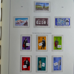 Collection timbres de France 1993-2002 neufs en album lux. Collection timbres de France 1993-2002 neufs en album lux.