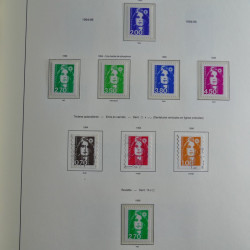 Collection timbres de France 1993-2002 neufs en album lux. Collection timbres de France 1993-2002 neufs en album lux.