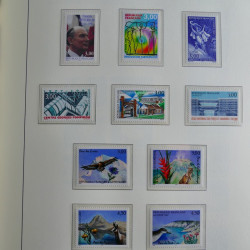 Collection timbres de France 1993-2002 neufs en album lux. Collection timbres de France 1993-2002 neufs en album lux.