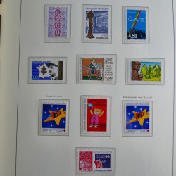 Collection timbres de France 1993-2002 neufs en album lux. Collection timbres de France 1993-2002 neufs en album lux.