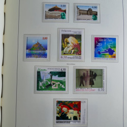 Collection timbres de France 1993-2002 neufs en album lux. Collection timbres de France 1993-2002 neufs en album lux.