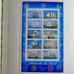 Collection timbres de France 1993-2002 neufs en album lux. Collection timbres de France 1993-2002 neufs en album lux.