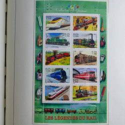 Collection timbres de France 1993-2002 neufs en album lux. Collection timbres de France 1993-2002 neufs en album lux.