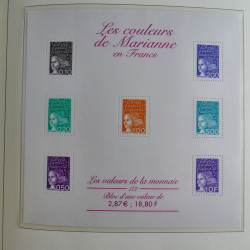 Collection timbres de France 1993-2002 neufs en album lux. Collection timbres de France 1993-2002 neufs en album lux.