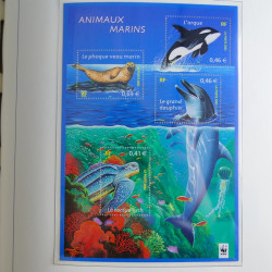 Collection timbres de France 1993-2002 neufs en album lux. Collection timbres de France 1993-2002 neufs en album lux.