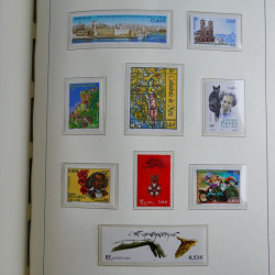 Collection timbres de France 1993-2002 neufs en album lux. Collection timbres de France 1993-2002 neufs en album lux.