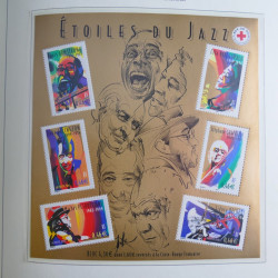 Collection timbres de France 1993-2002 neufs en album lux. Collection timbres de France 1993-2002 neufs en album lux.