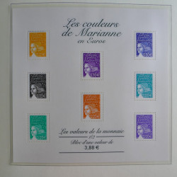 Collection timbres de France 1993-2002 neufs en album lux. Collection timbres de France 1993-2002 neufs en album lux.