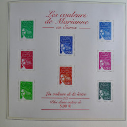Collection timbres de France 1993-2002 neufs en album lux. Collection timbres de France 1993-2002 neufs en album lux.