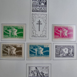 Collection timbres de France 1993-2002 neufs en album lux. Collection timbres de France 1993-2002 neufs en album lux.