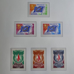 Collection timbres de France 1993-2002 neufs en album lux. Collection timbres de France 1993-2002 neufs en album lux.